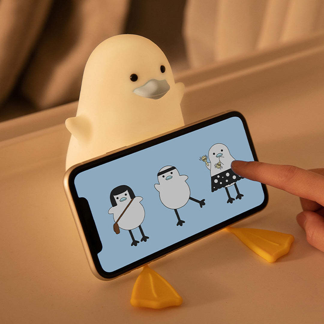 Mother's Day Gift Lying Duck Night Light-Engravingift
