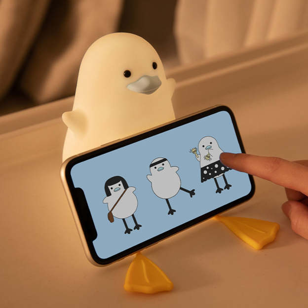 Mother's Day Gift Lying Duck Night Light-Engravingift