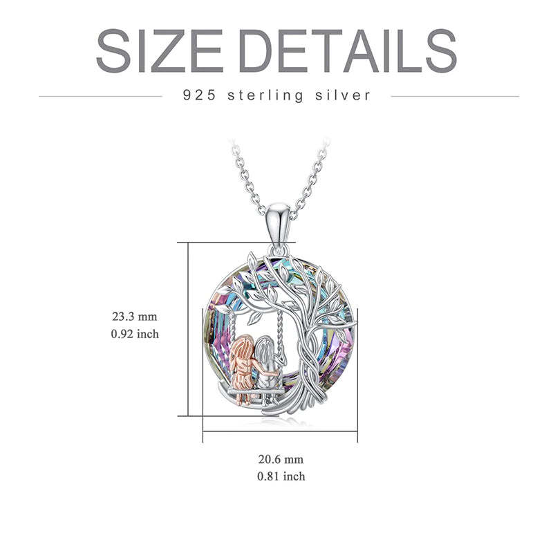 Mother's Day Sisters Gifts Tree of Life Sisters Necklace From Sisters-Engravingift