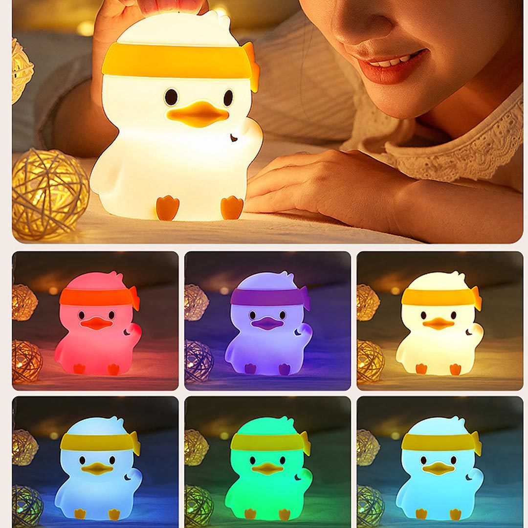 Mother's Day Gift Lying Duck Night Light-Engravingift