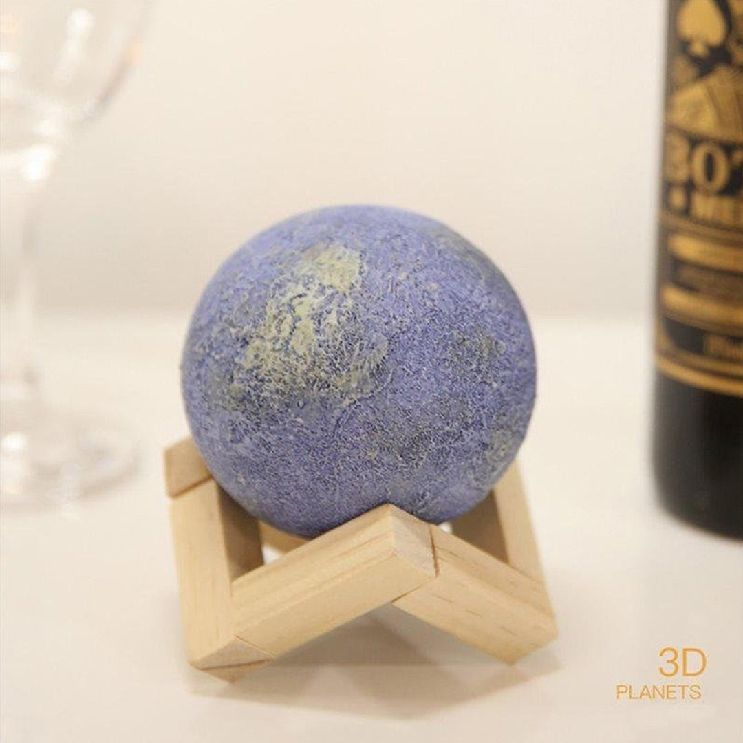 Mother's Day Gift Eight planets 3D Print LED Lamp Set-Engravingift