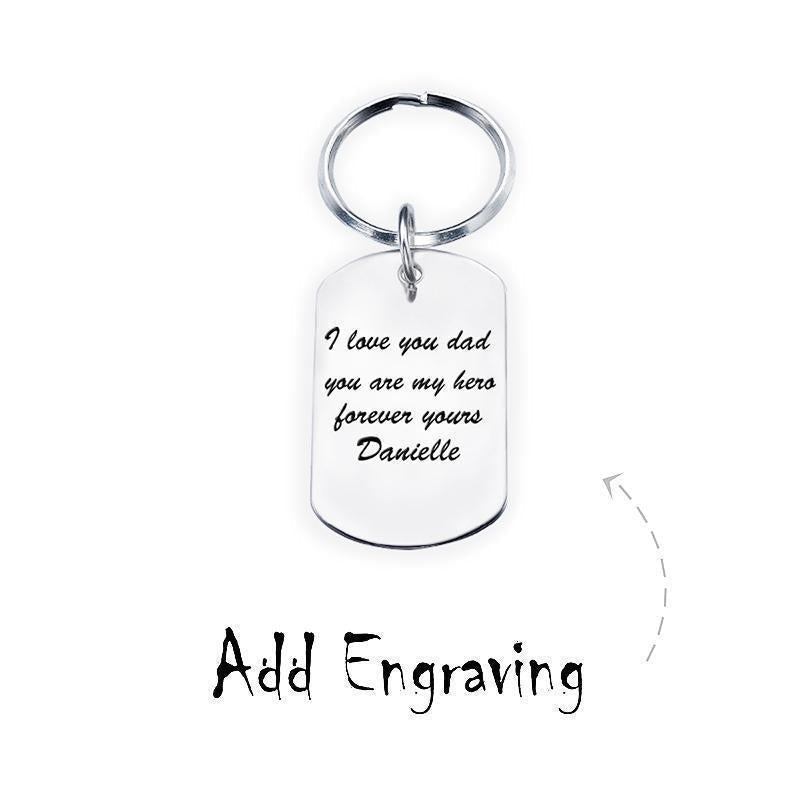 Christmas Gift Personalized Photo Keychain Round or Square