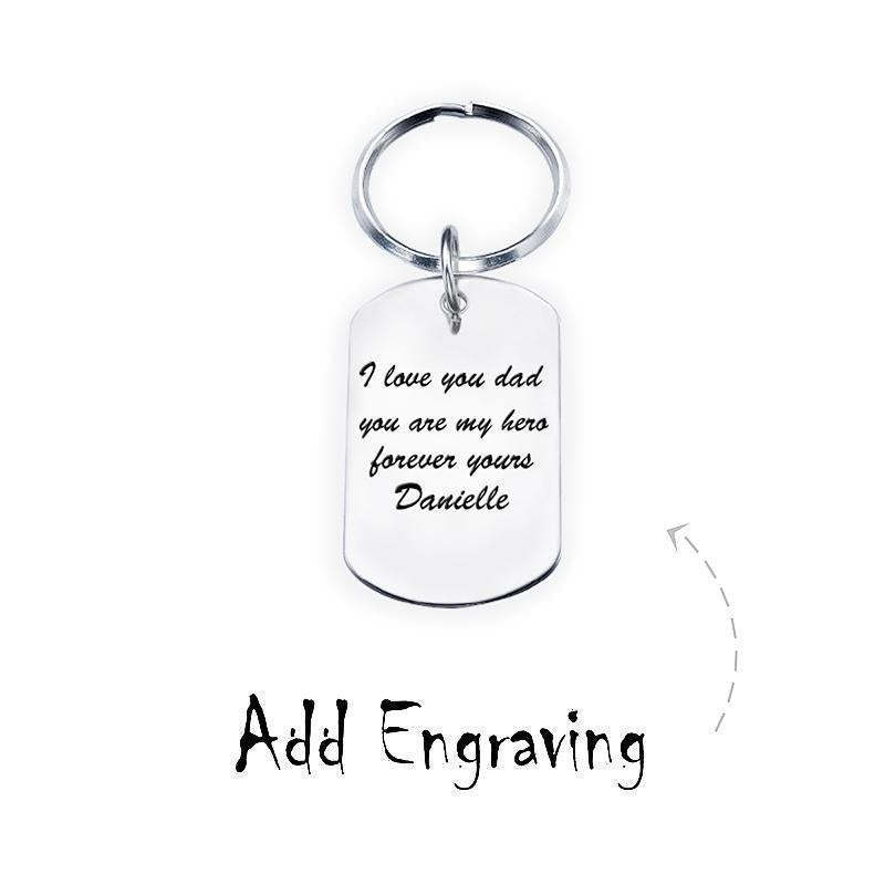 Christmas Gift Personalized Photo Keychain Round or Square