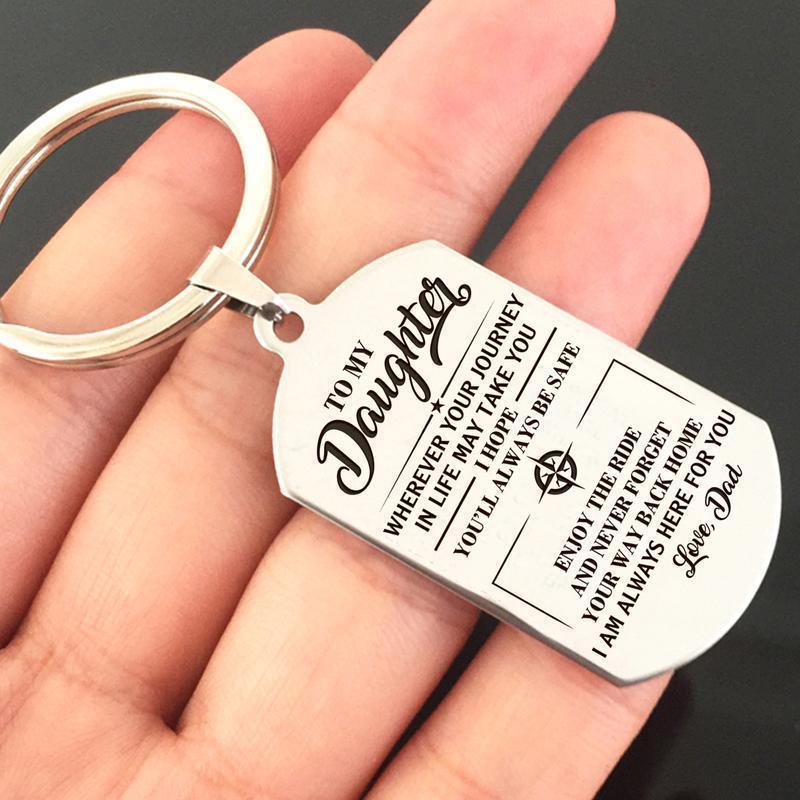 Mother's Day Gift Dad To My Daughter-Wherever Your Journey In Life May Take You-Engravingift