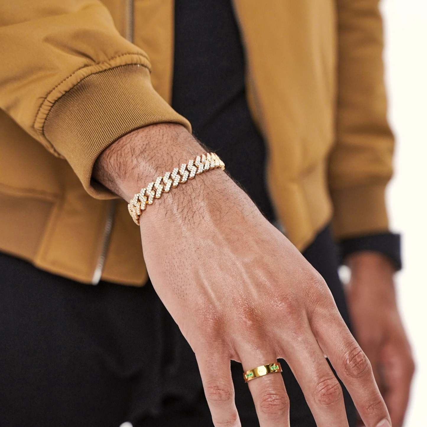 Father's Day Gift Cuban Mens Bracelet