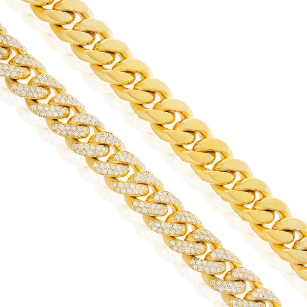 Mother's Day Gift 10.5ct Diamond Cuban Bracelet-Engravingift