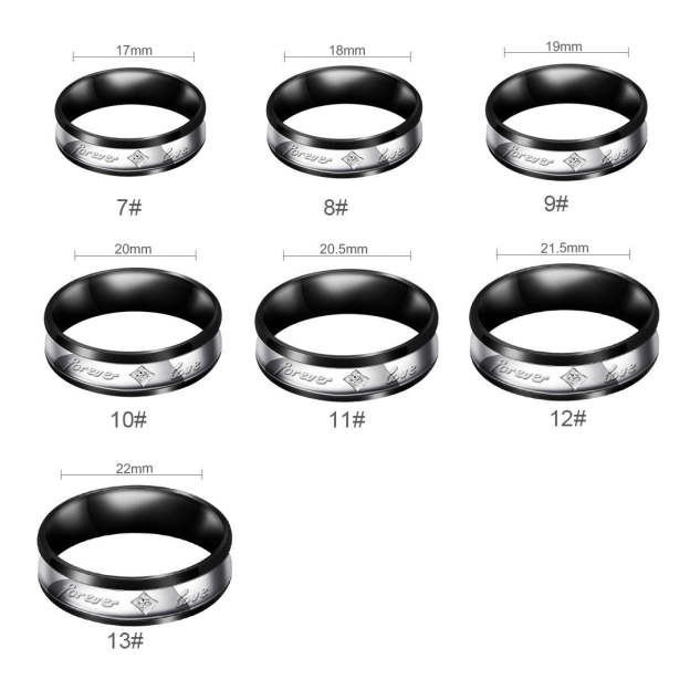 Mother'sDay Gift Mother'sDay gift Melody Forever Love Couple Diamond Ring-Engravingift