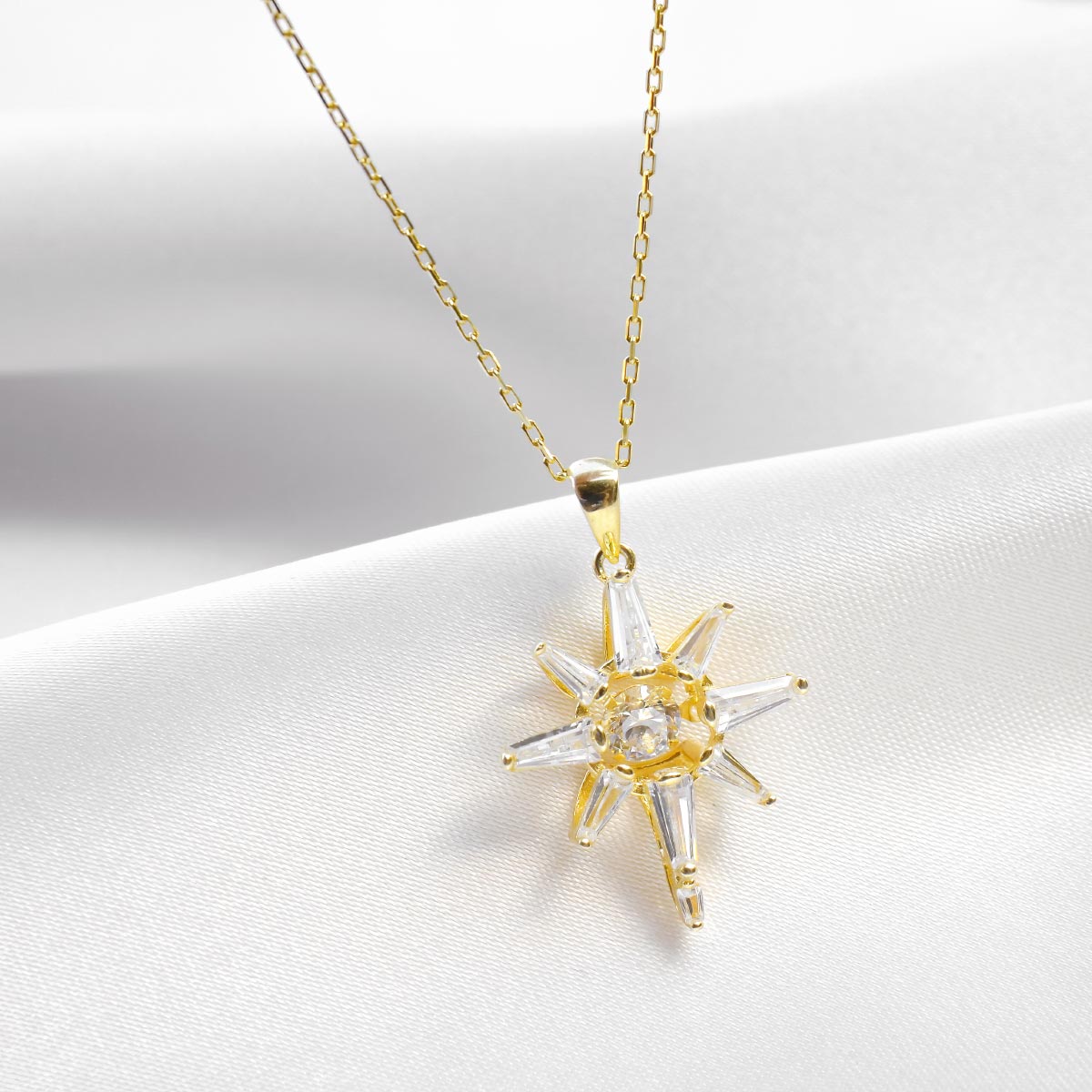 Mother's Day Gift Made of Stars - Dancing Crystal Star Necklace Gift Set-Engravingift