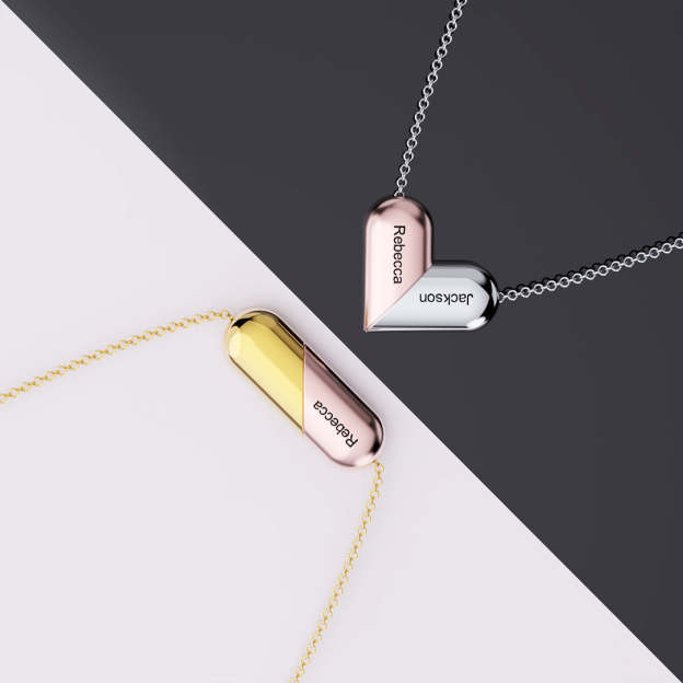 Mother's Day Gift Customized Rotating Deformation Necklace-Engravingift