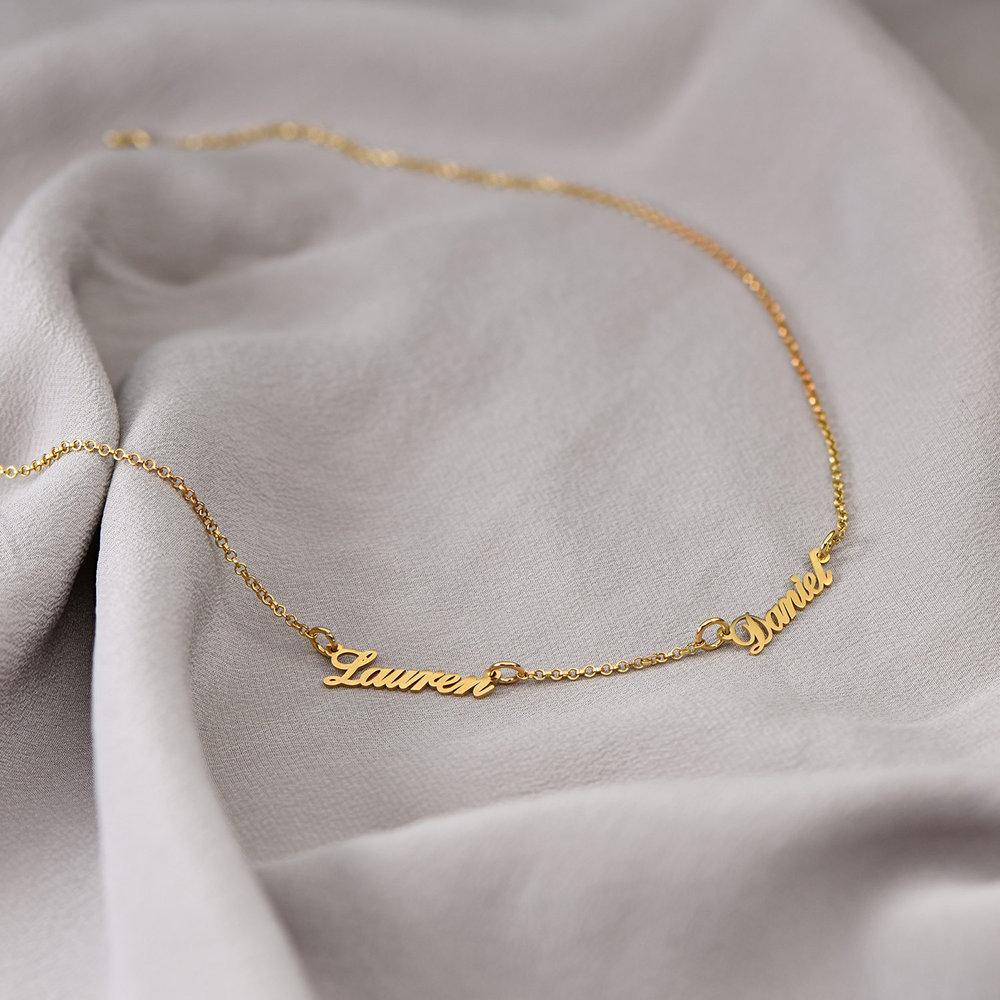 Valentine's Day Gift  Two Name Necklace Custom 2 Names Personalized Multiple Name Necklace