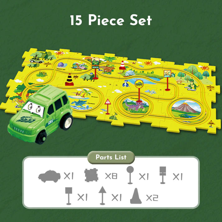 Christmas Gift Puzzle Race Track
