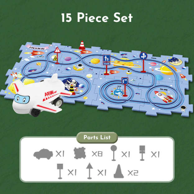 Christmas Gift Puzzle Race Track