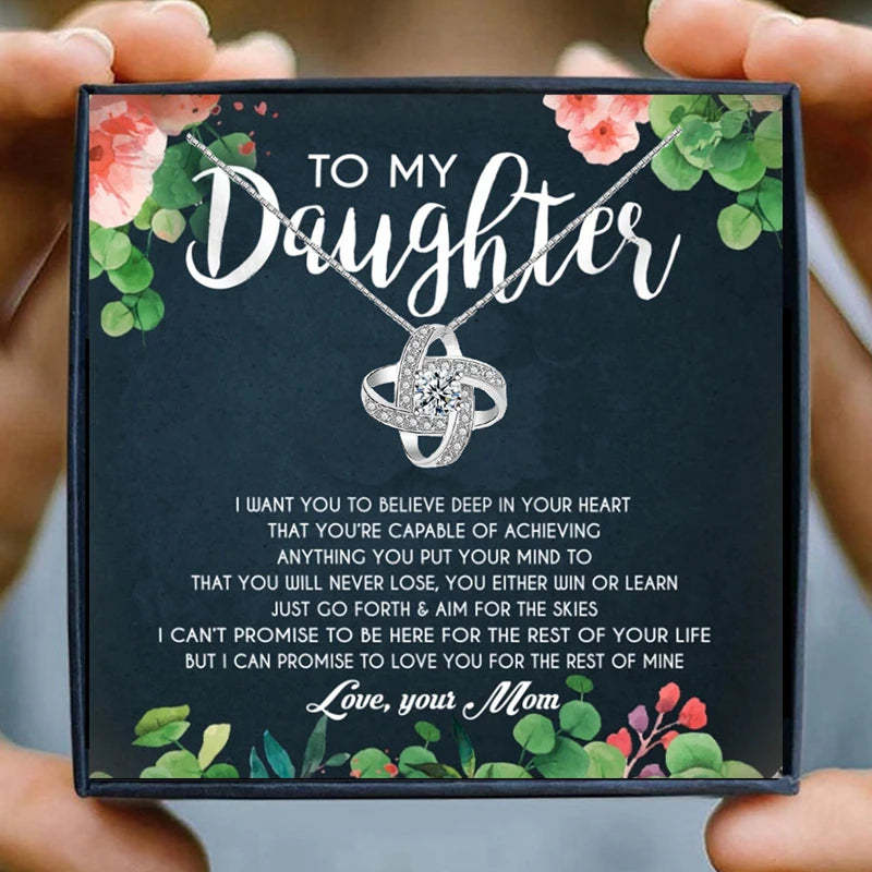 Mother's Day Gift To My Daughter Necklace-Engravingift