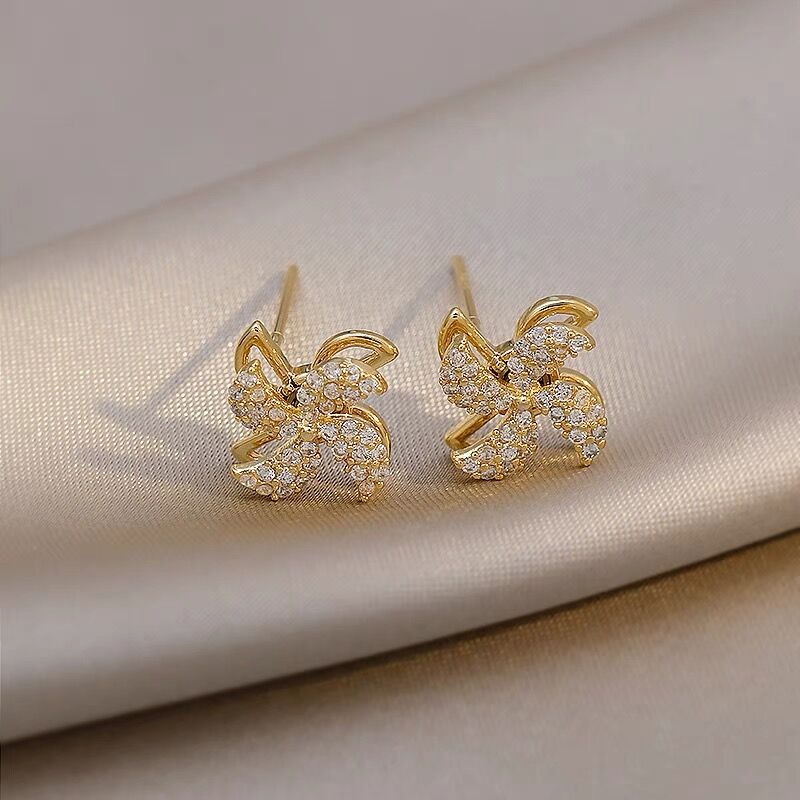 Mother's Day Gift Exquisite Crystal Rotating Windmill Earrings-Engravingift