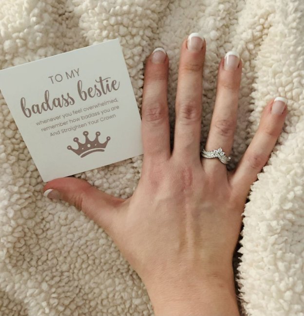 Mother's Day Gift Mother's Day Gift To My Mother Crown Ring "Straighten Your Crown"-Engravingift