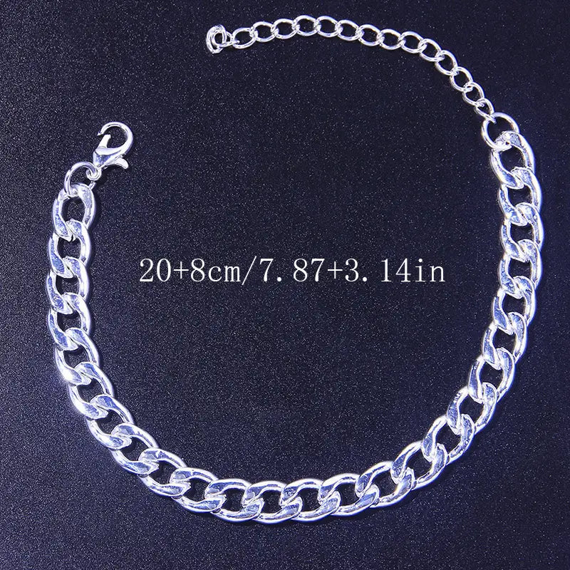 Fashion Chain Anklet Chain Anklet For Wome Chain Bracelet Adjustable Length Foot Jewelry-Engravingift