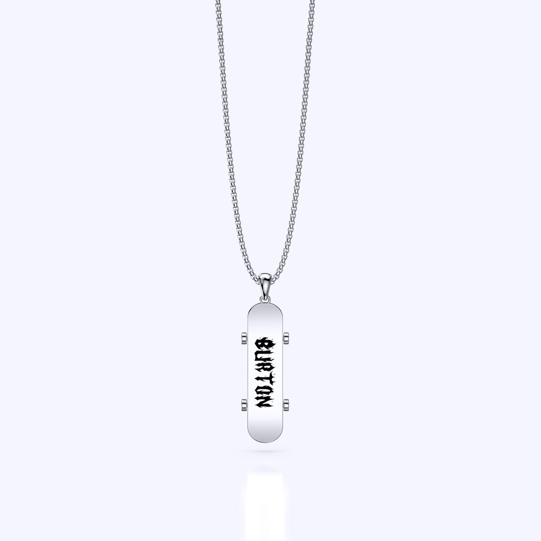 Mother's Day Gift Street Lover Custom Name Skateboard Necklace-Engravingift