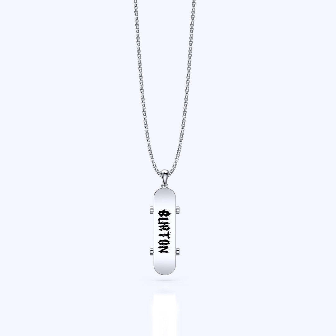 Mother's Day Gift Street Lover Custom Name Skateboard Necklace-Engravingift