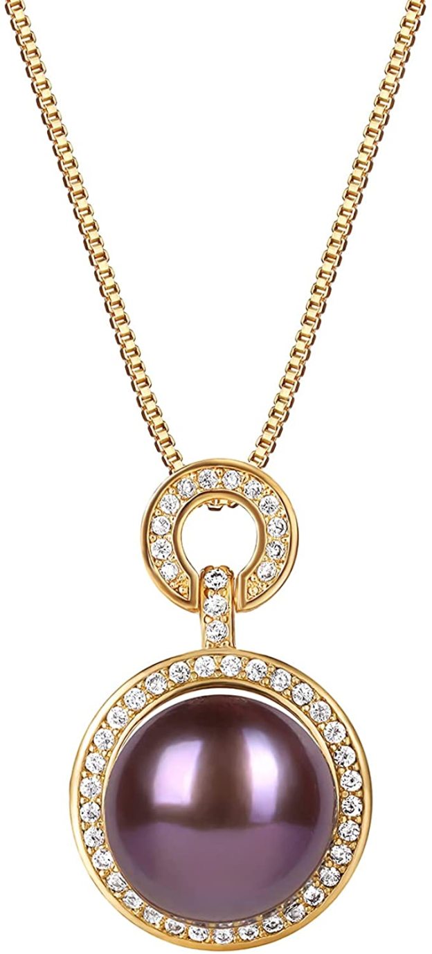 Mother's Day Gift Women's Pearl Pendant Necklace-Engravingift