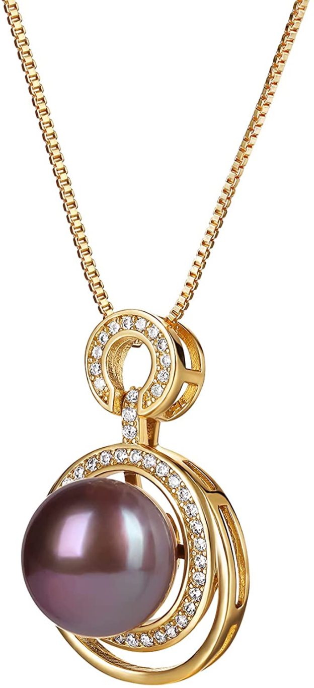 Mother's Day Gift Women's Pearl Pendant Necklace-Engravingift