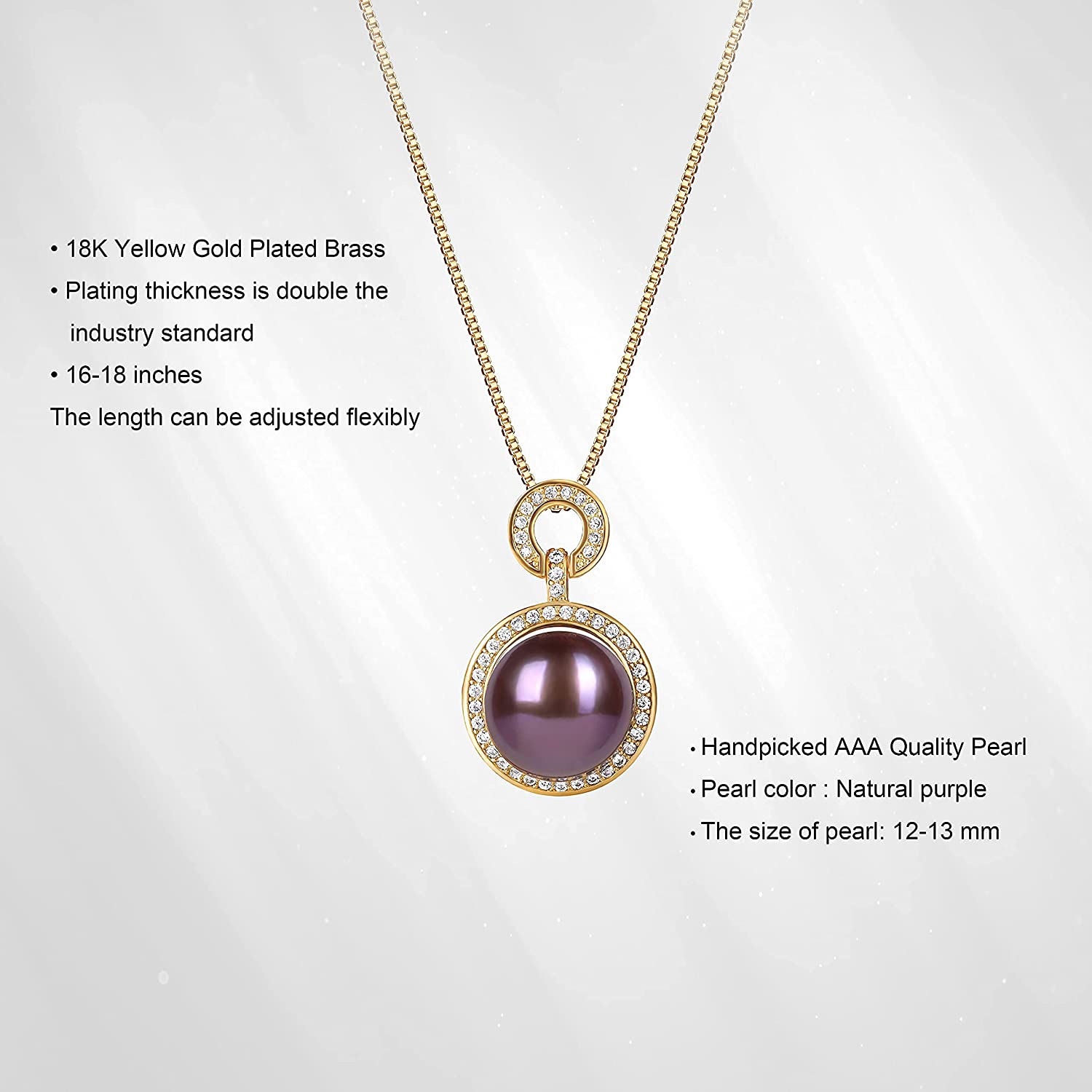 Mother's Day Gift Women's Pearl Pendant Necklace-Engravingift