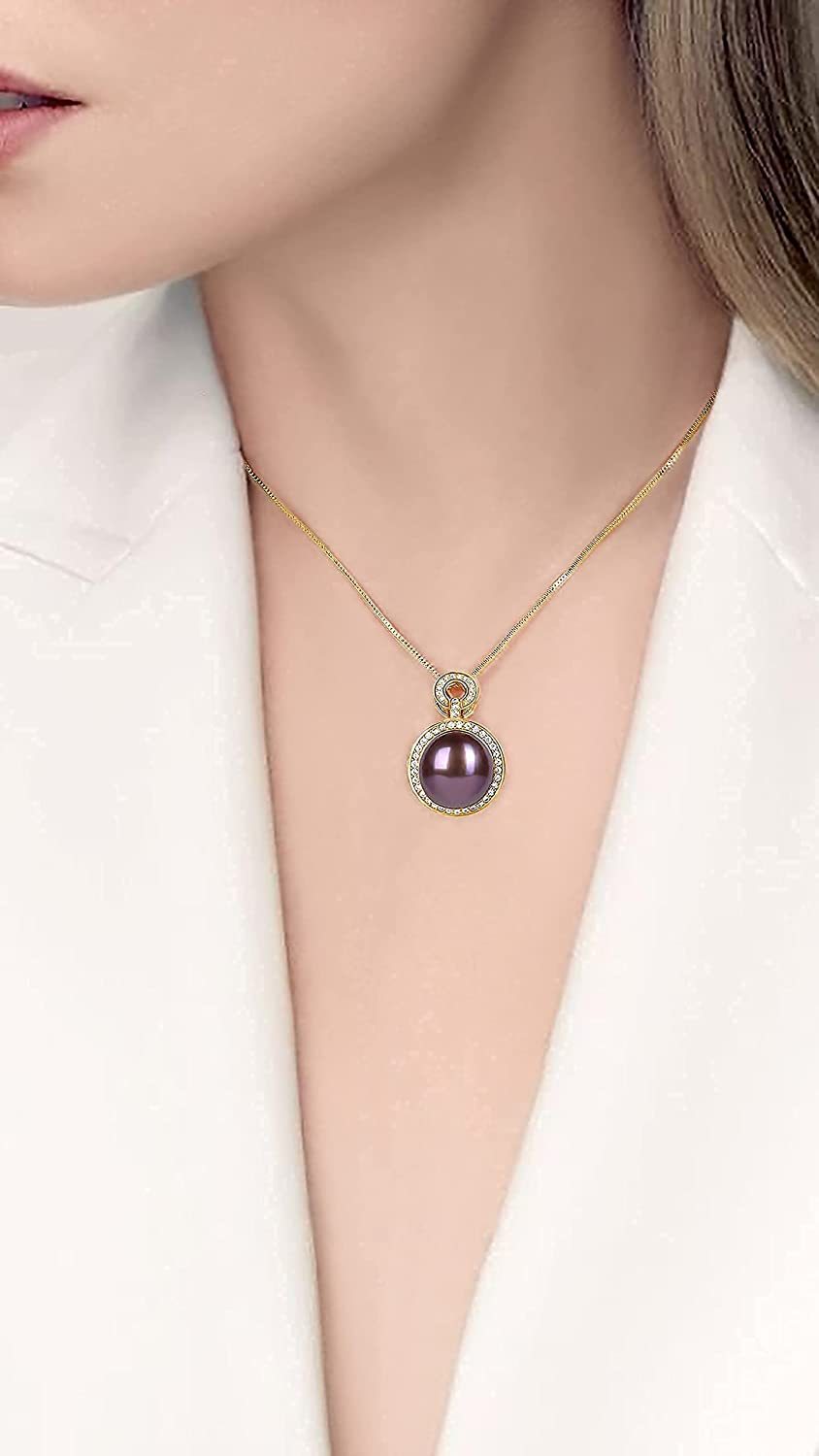 Mother's Day Gift Women's Pearl Pendant Necklace-Engravingift
