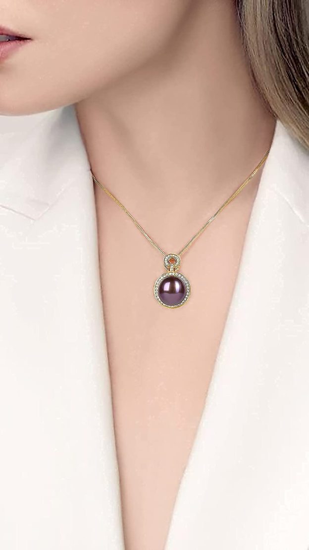 Mother's Day Gift Women's Pearl Pendant Necklace-Engravingift