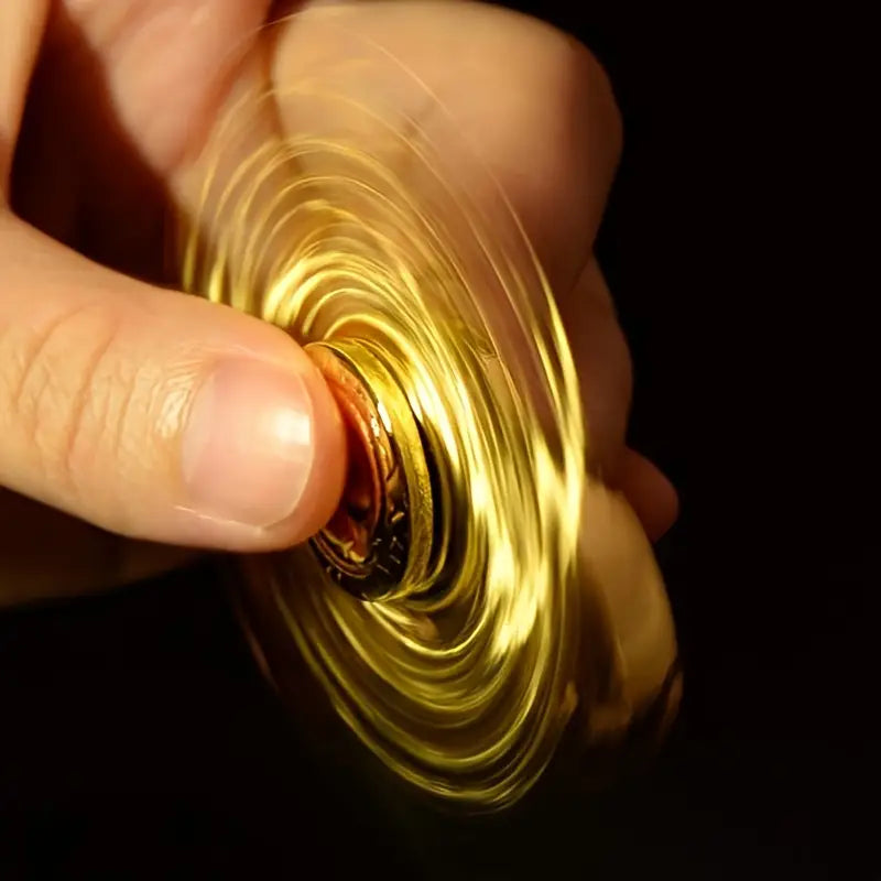 Fidget Spinner Magic Power Orb ADHD Anxiety Toys Stress Relief Reducer Spin Fidgets EDC Hand Bearing Tri Spinner Finger Spinners Toy Focus Fidgeting Restless Novelty Gift For Adults Kids-Engravingift