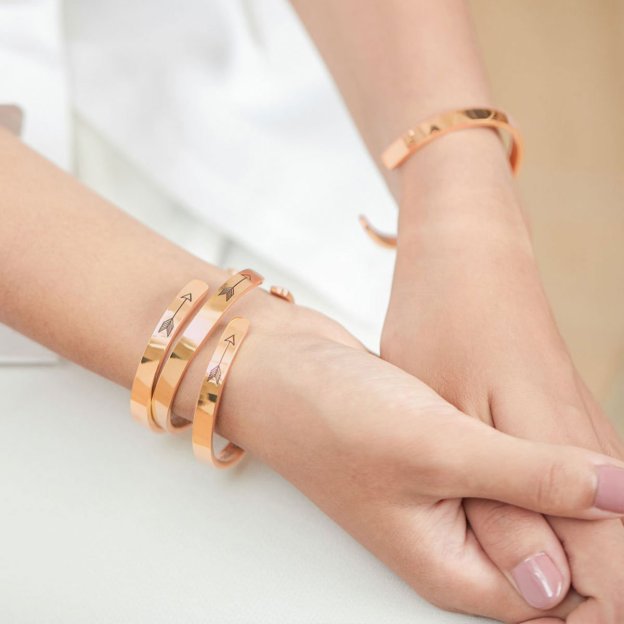 Mother's Day Gift Remember Who You Are and Straighten Your Crown Personalizable Cuff Bracelet-Engravingift