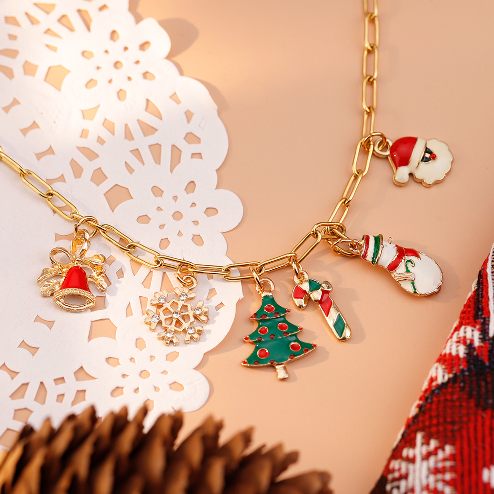 Christmas pendant DIY necklace