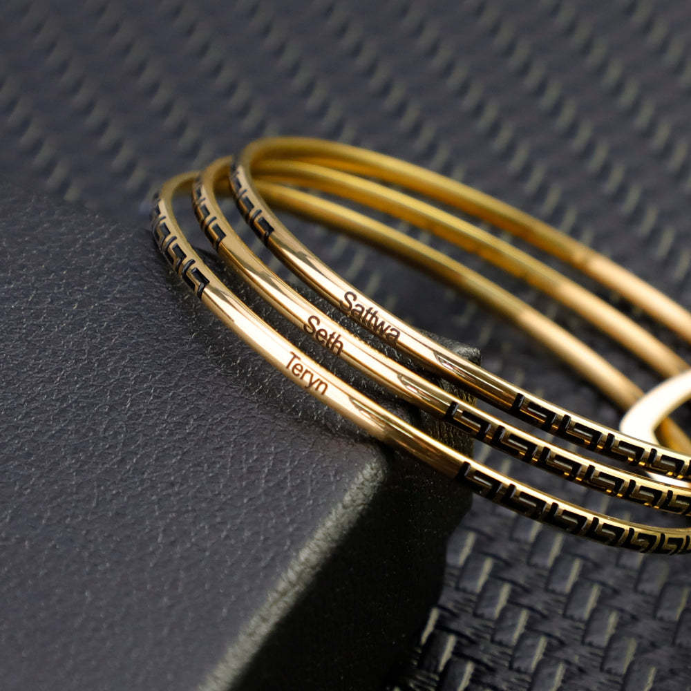 Mother's Day Gift Zigzag Heart Bracelet-Engravingift