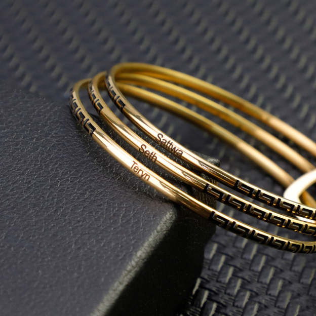 Mother's Day Gift Zigzag Heart Bracelet-Engravingift