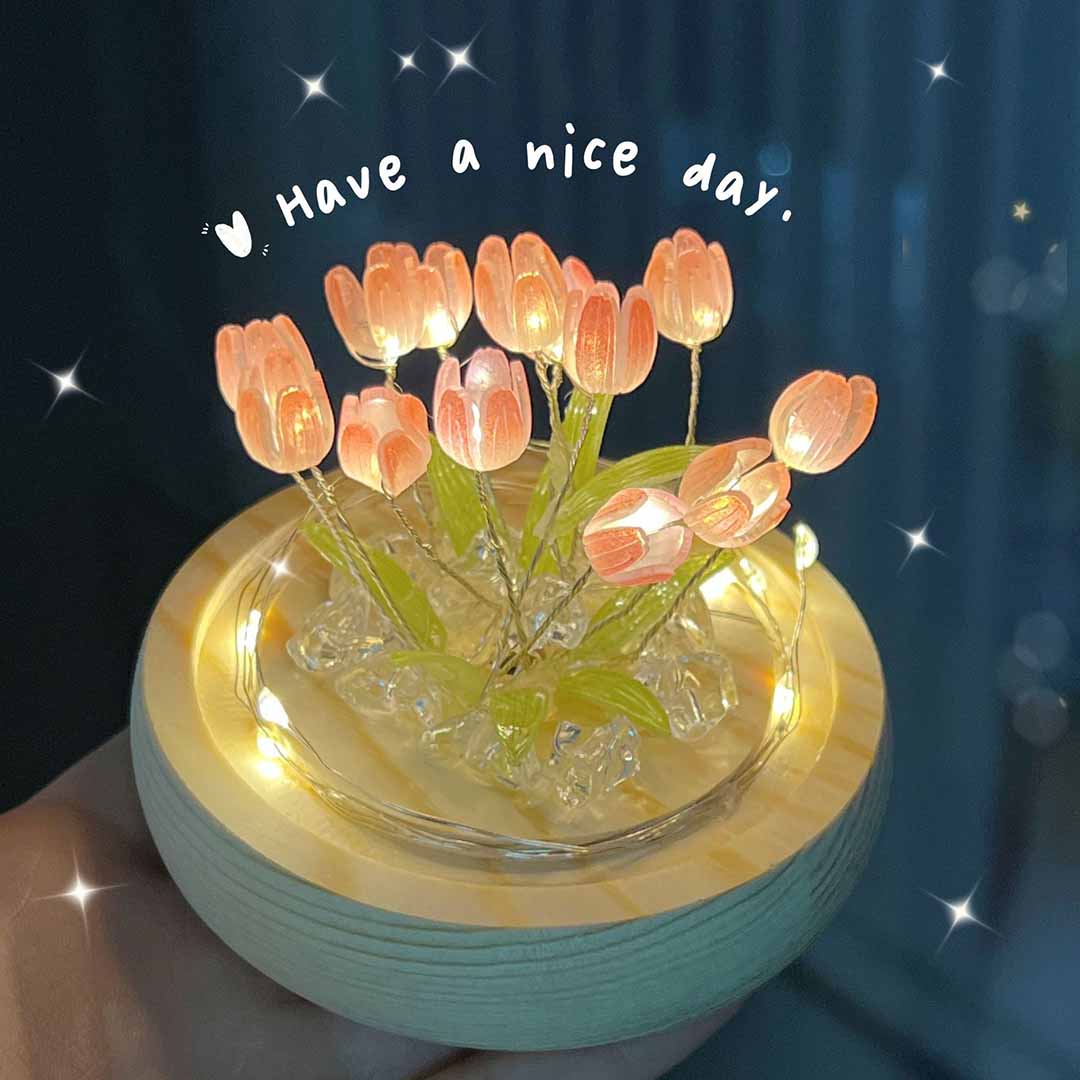 Mother's Day Gift DIY Tulip Night Light Material Pack-Engravingift