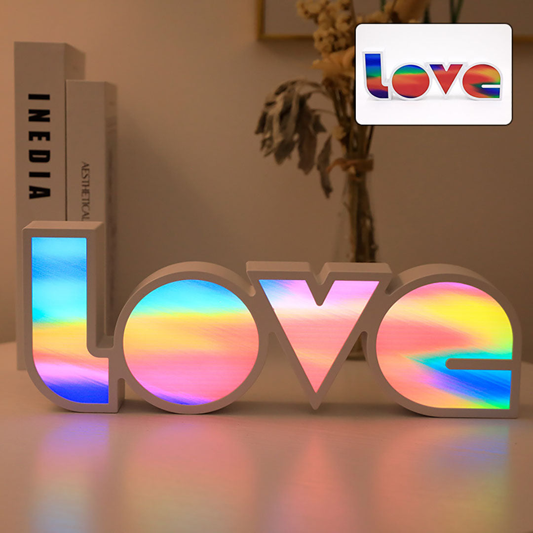 Mother'sDay Gift 'love' LED Night Light-Engravingift