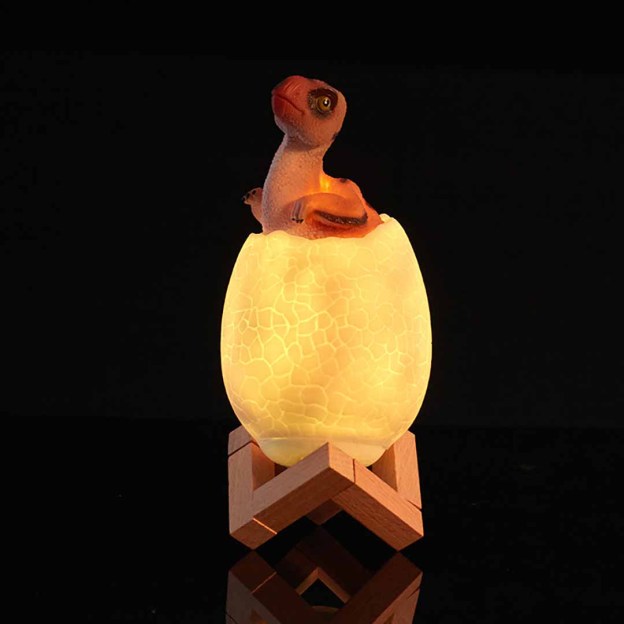 Christmas Gift 3D Dinosaur Egg Night Light-Engravingift