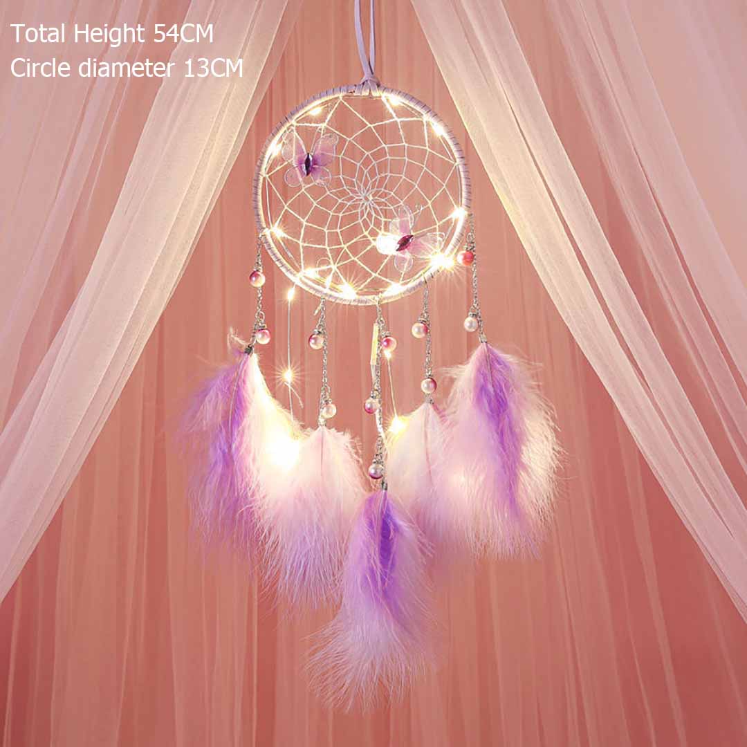 Mother's Day Gift Dream Catcher With String Lights-Engravingift