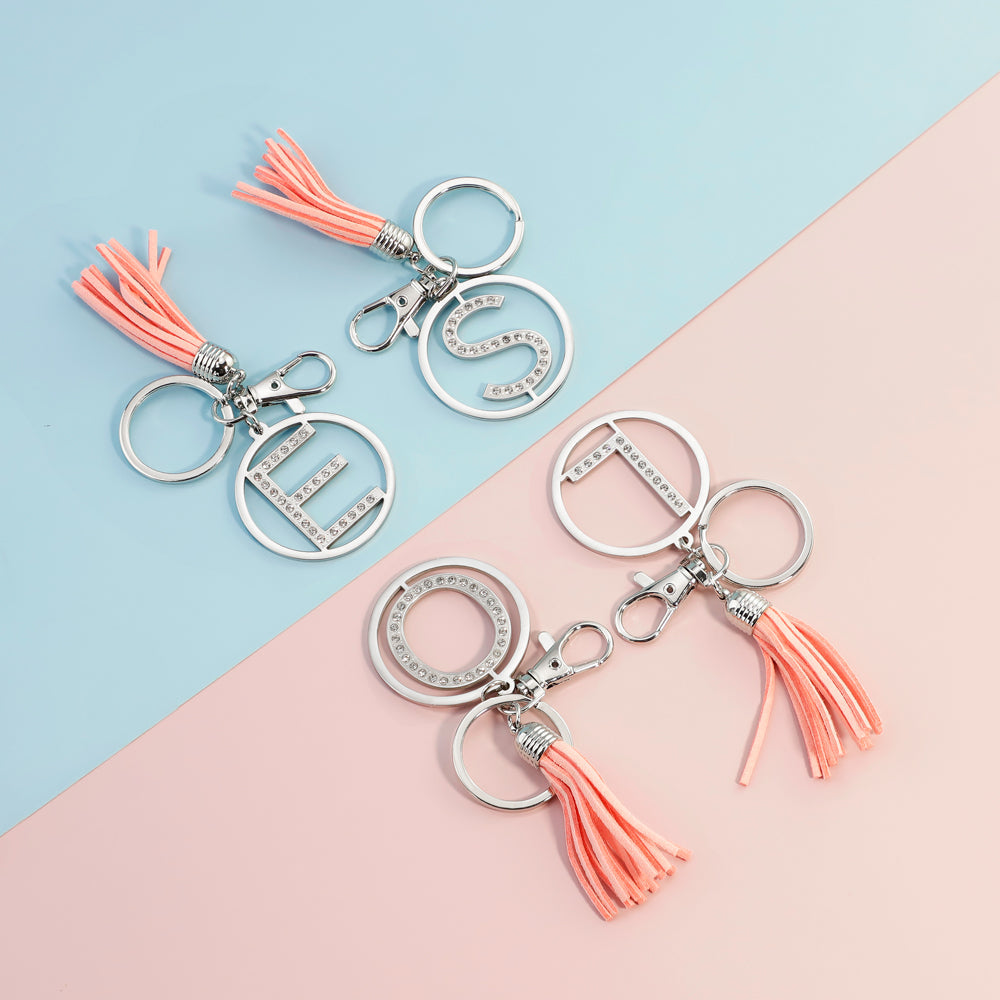 Mother's Day Gift A TO Z Letter  initial keychains-Engravingift