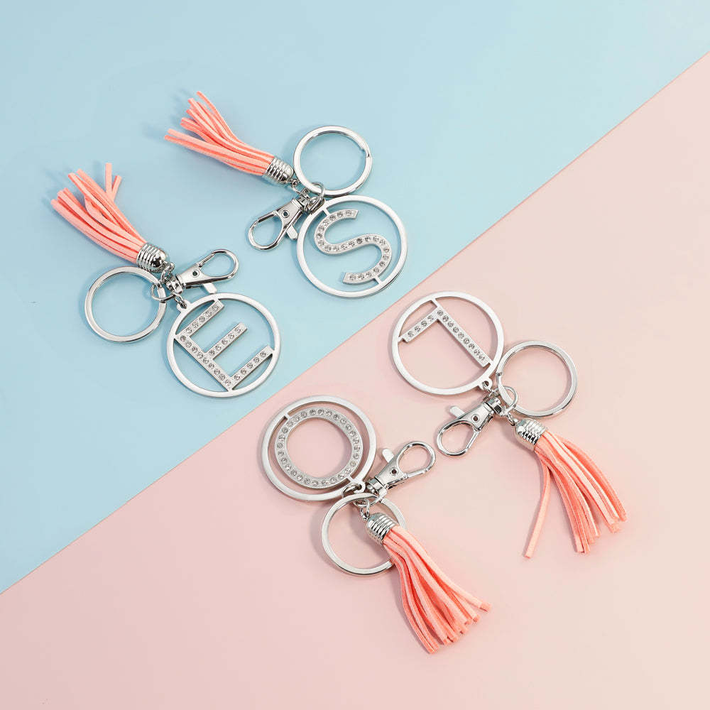 Mother's Day Gift A TO Z Letter  initial keychains-Engravingift