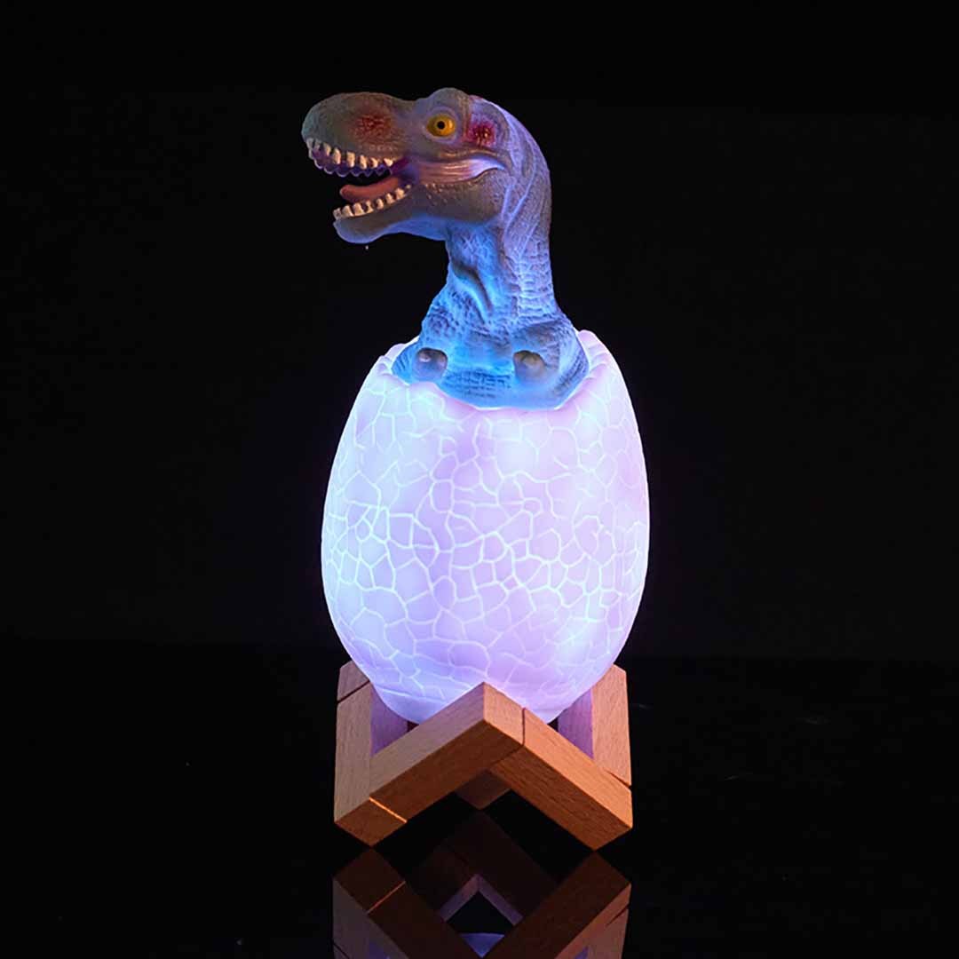 Christmas Gift 3D Dinosaur Egg Night Light-Engravingift