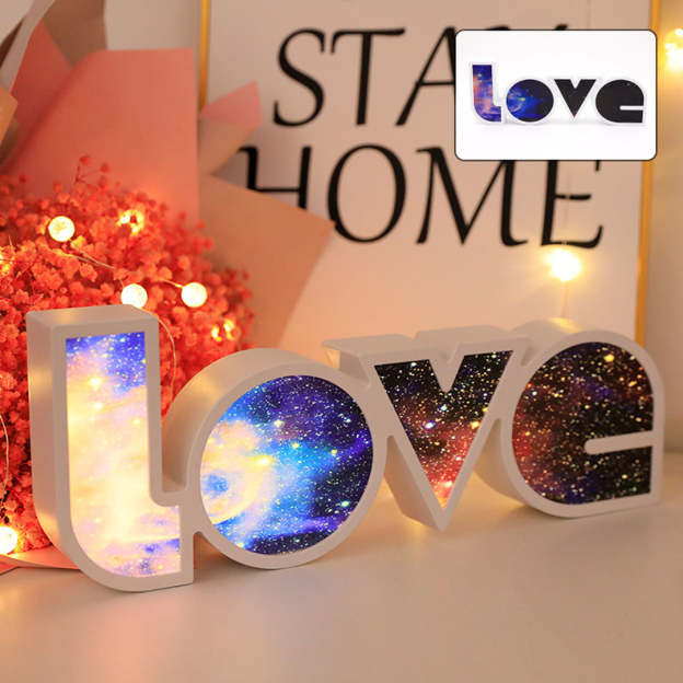 Mother'sDay Gift 'love' LED Night Light-Engravingift