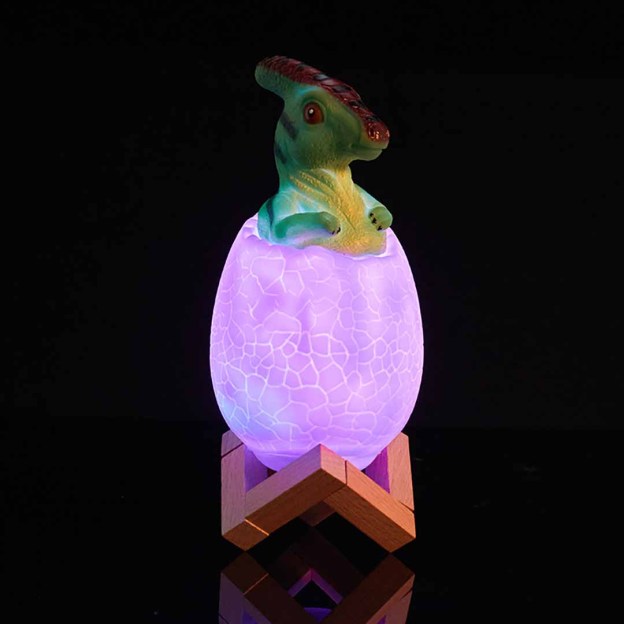 Christmas Gift 3D Dinosaur Egg Night Light-Engravingift