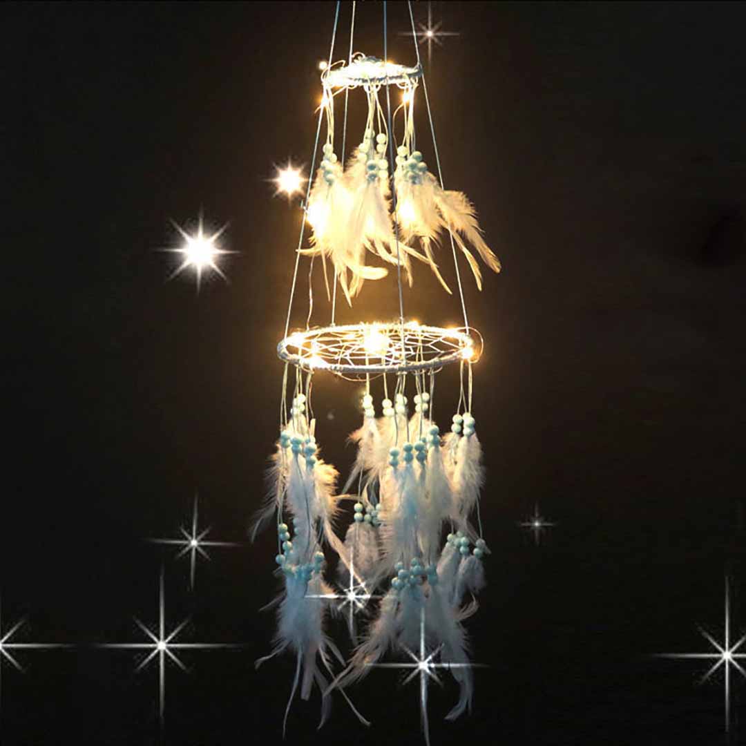 Mother's Day Gift Dream Catcher With String Lights-Engravingift