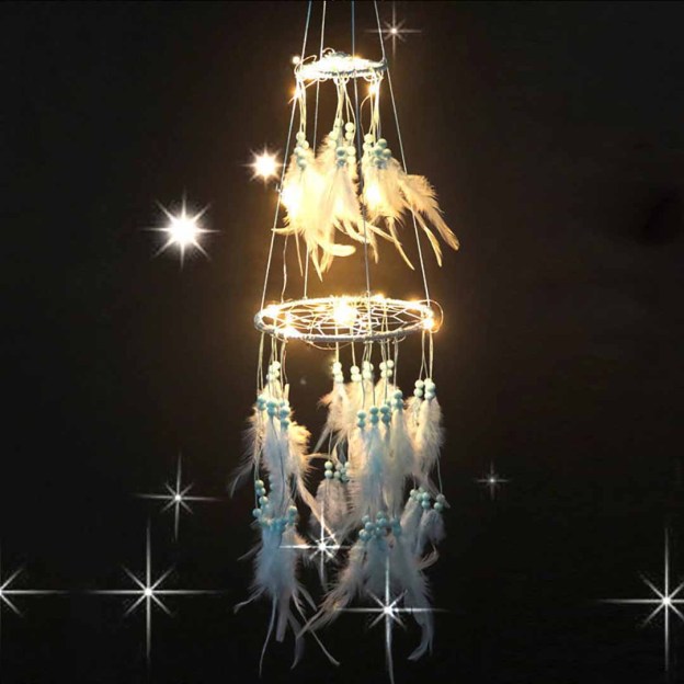 Mother's Day Gift Dream Catcher With String Lights-Engravingift