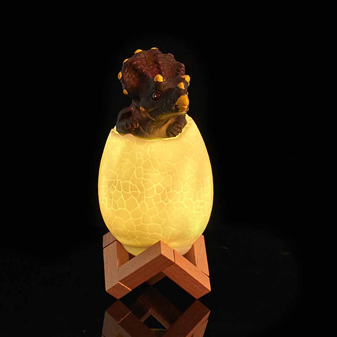 Christmas Gift 3D Dinosaur Egg Night Light-Engravingift