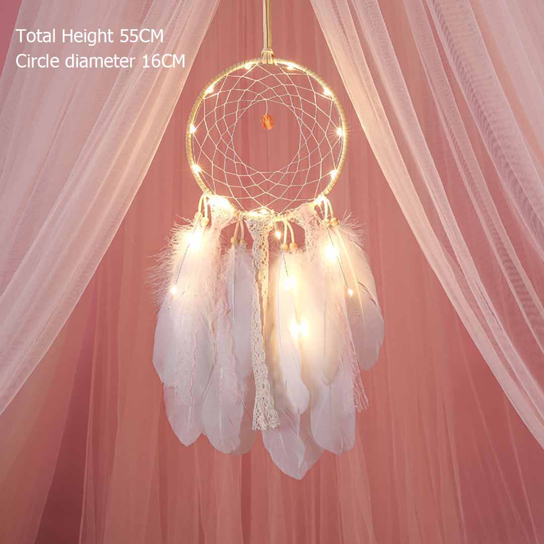 Mother's Day Gift Dream Catcher With String Lights-Engravingift