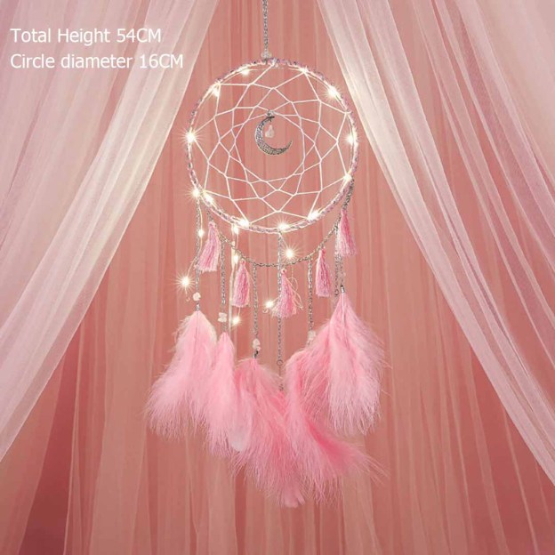 Mother's Day Gift Dream Catcher With String Lights-Engravingift