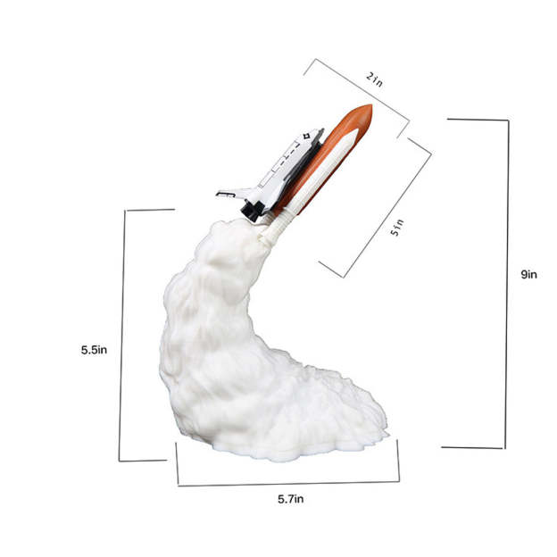 Christmas Gift Rocket Lamp/Space Shuttle Lamp-Engravingift