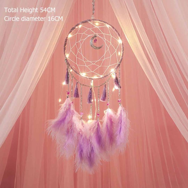 Mother's Day Gift Dream Catcher With String Lights-Engravingift