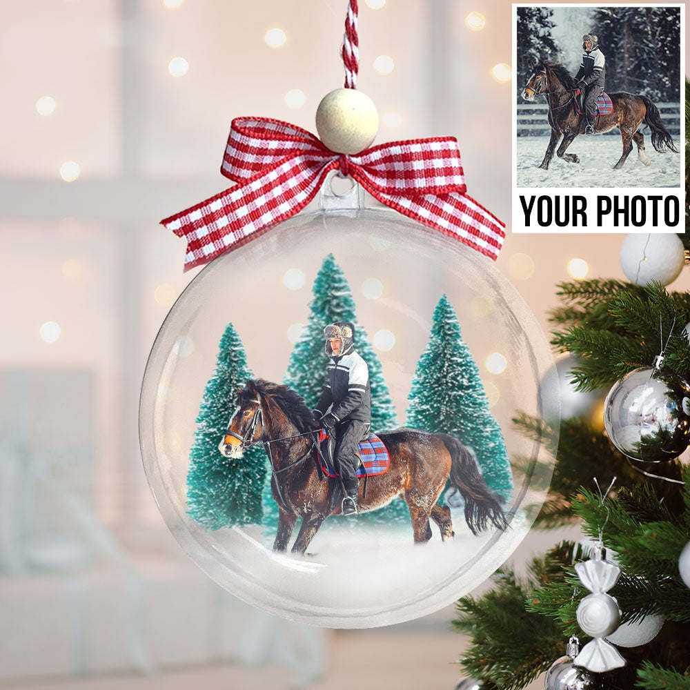 Personalized Photo Christmas Ball Ornament, Personalized Christmas Gifts