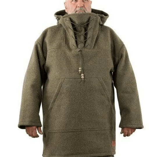 Christmas Gift Wool Anorak Sweater For the Brave Heart